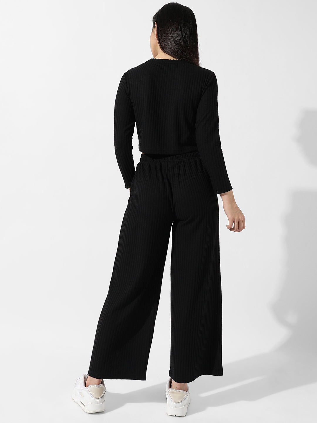 Solid Ribbed Co-Ord Set