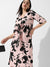 Baby Pink Abstract Print Dress