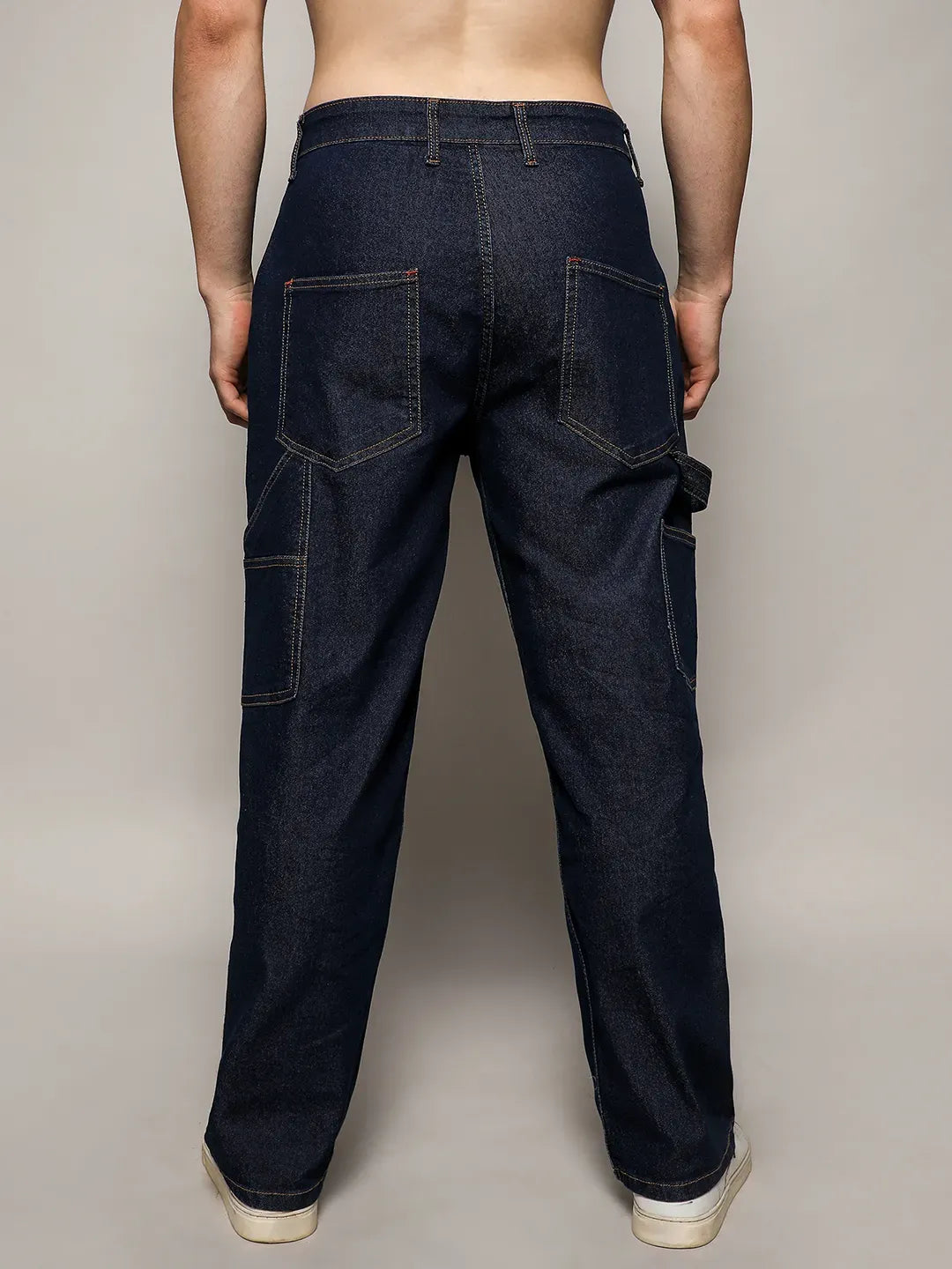 Protocol Index Men S Paneled Hybrid Denim Pants Indigo / Leather in Grey for Men | Australia Protocol Index Men S Paneled Hybrid Denim Pants Indigo / Leather in Grey for Men | Australia