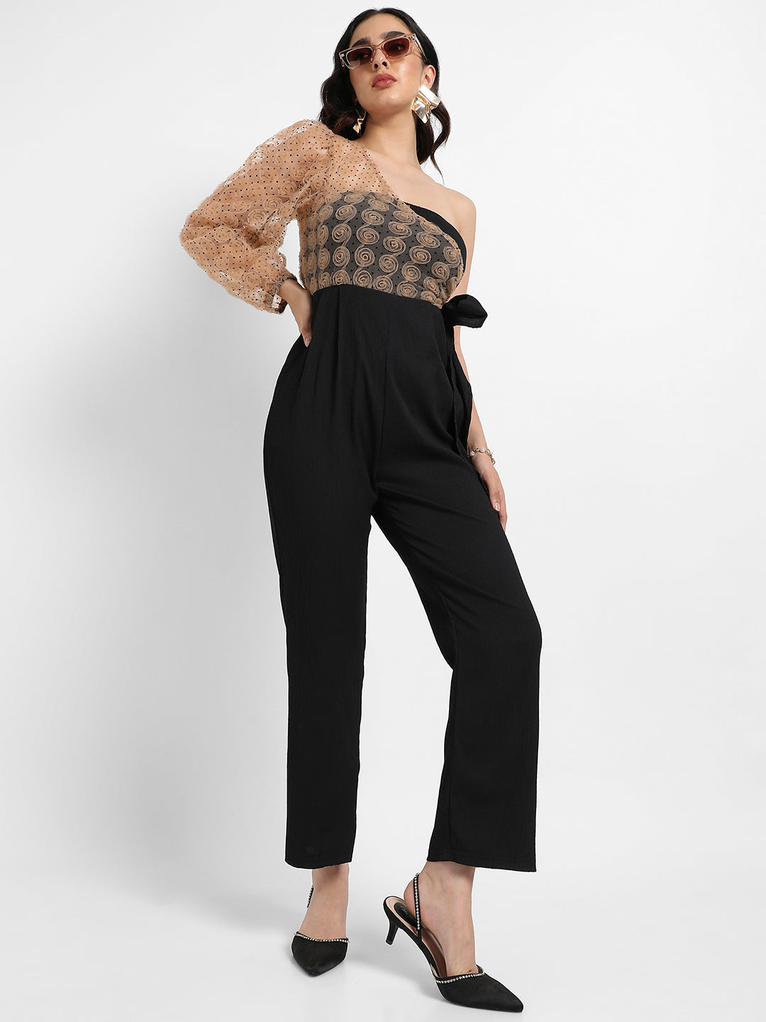 Jumpsuit With Self-Design Details