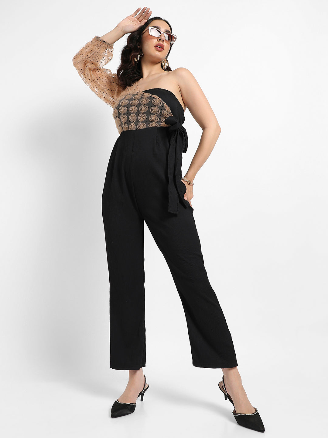 Jumpsuit With Self-Design Details