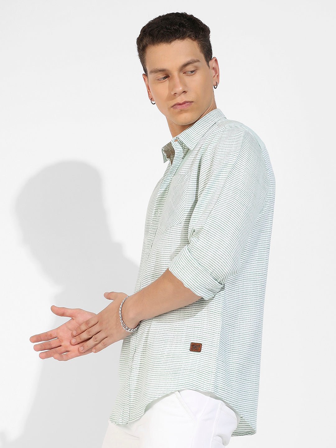 Horizontal Chalk Striped Shirt