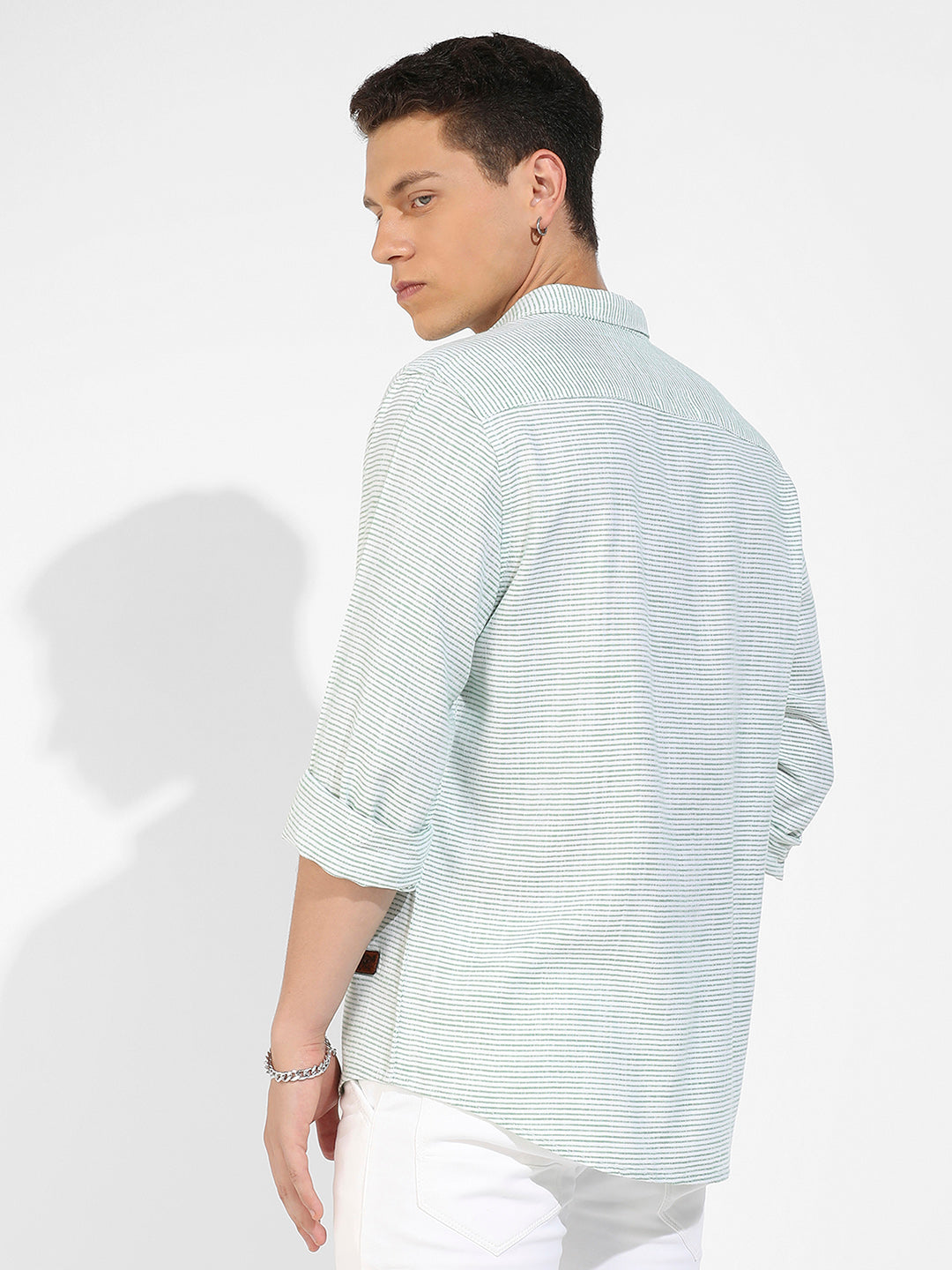 Horizontal Chalk Striped Shirt