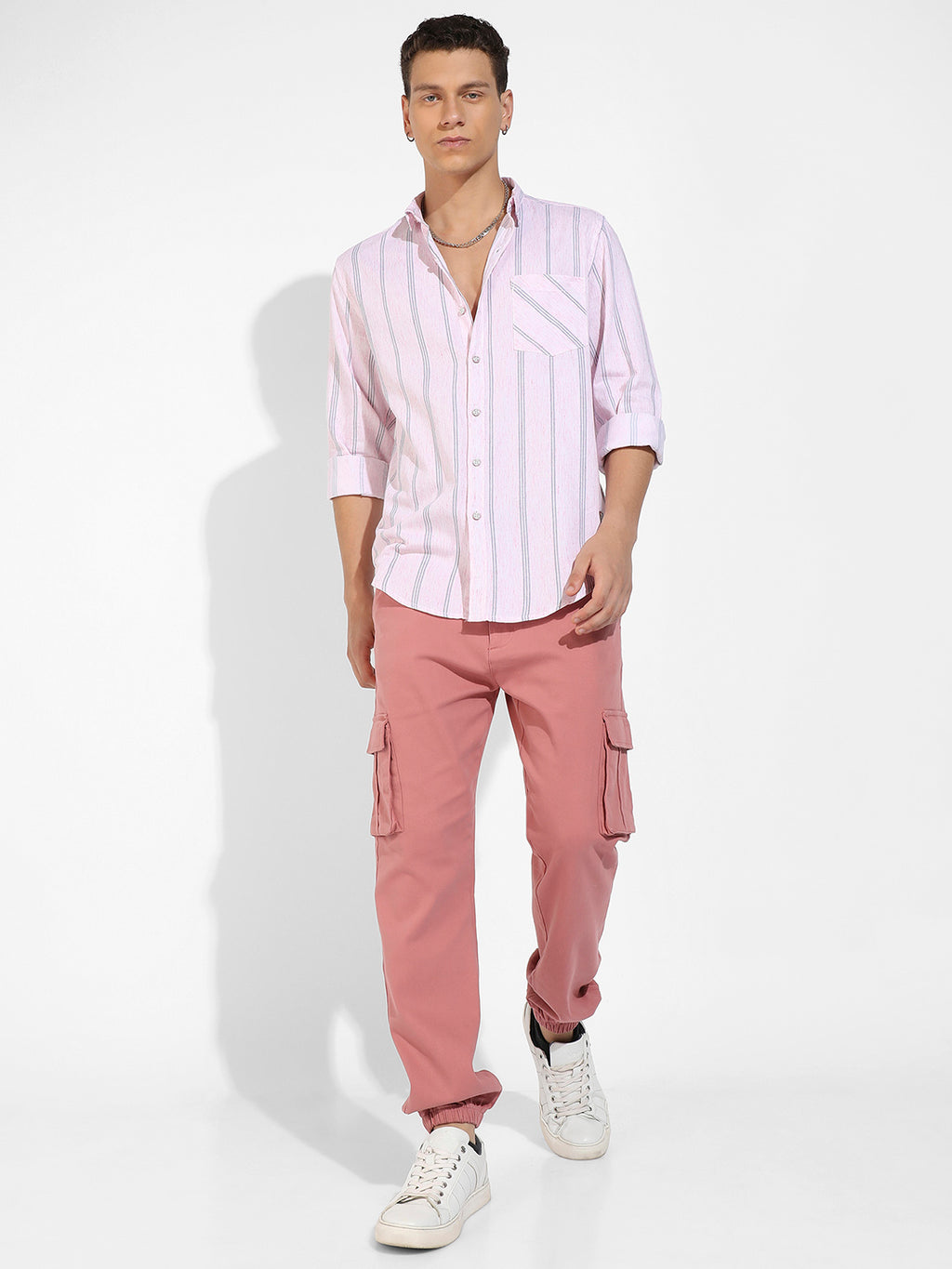 Heathered Striped Shirt