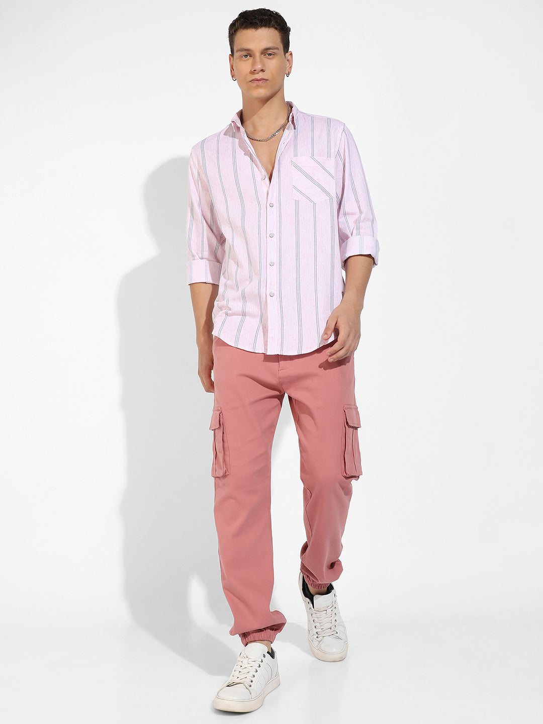 Heathered Striped Shirt