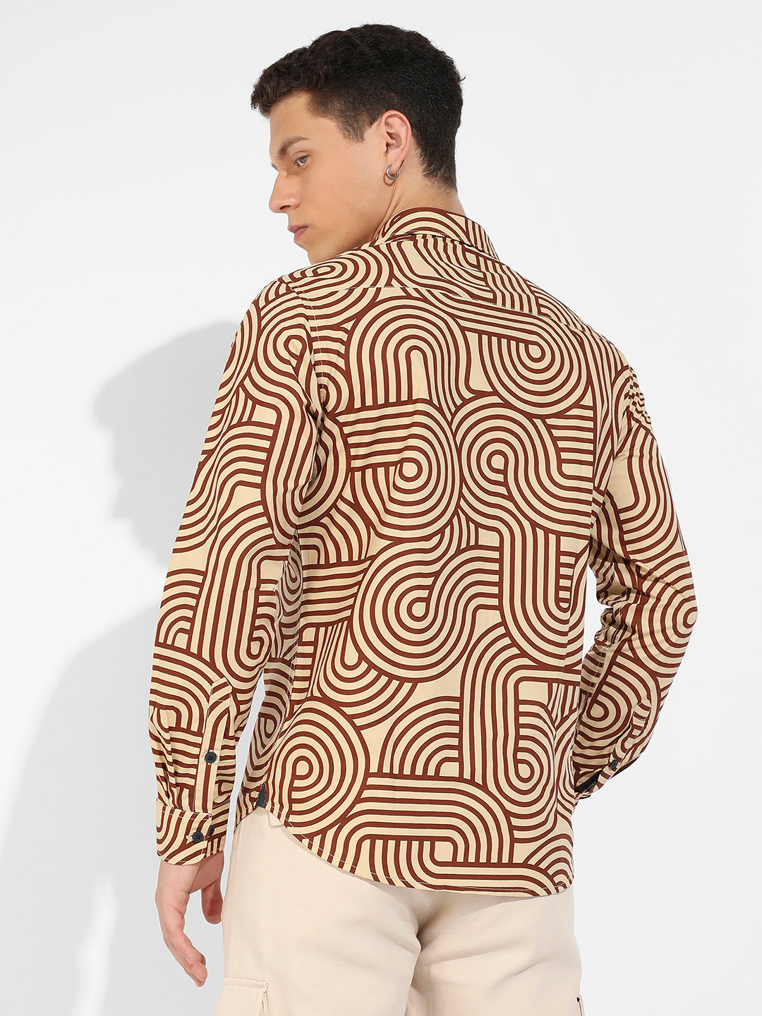 Contrast Lines Shirt