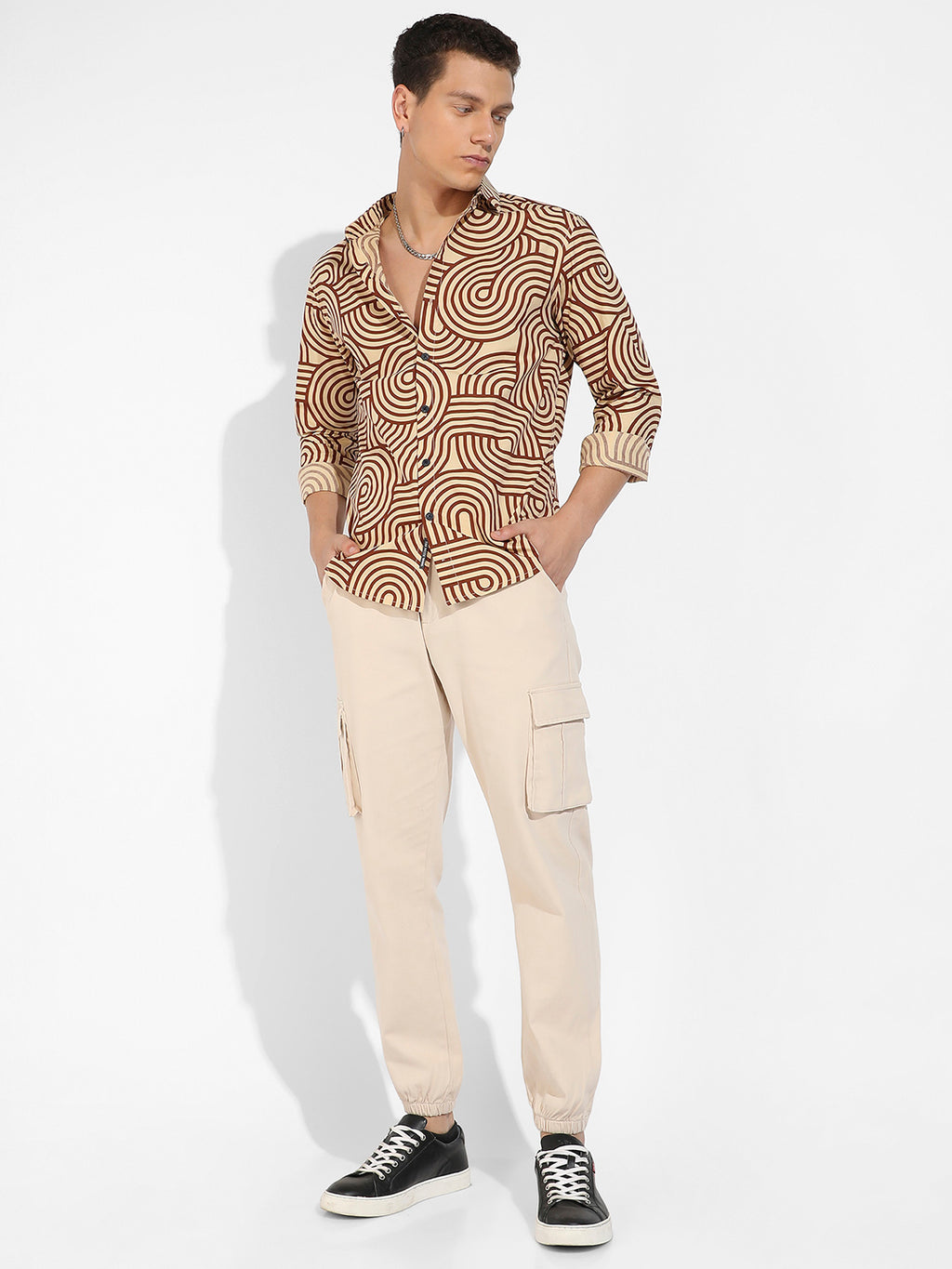 Contrast Lines Shirt