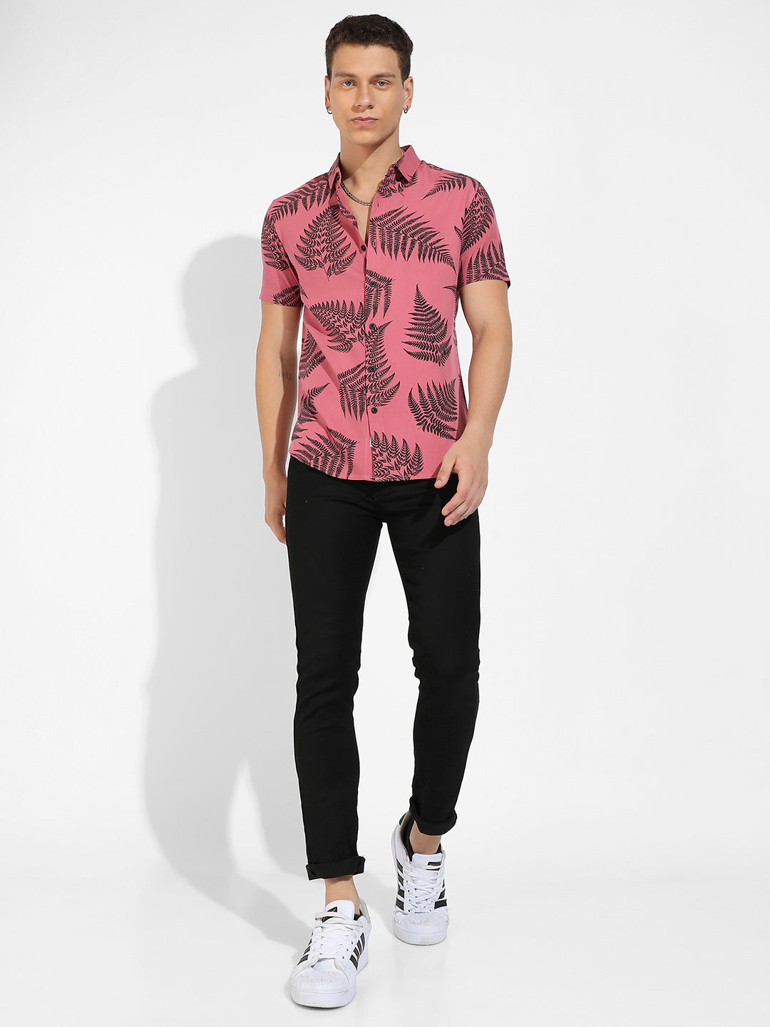 Contrast Fern Shirt