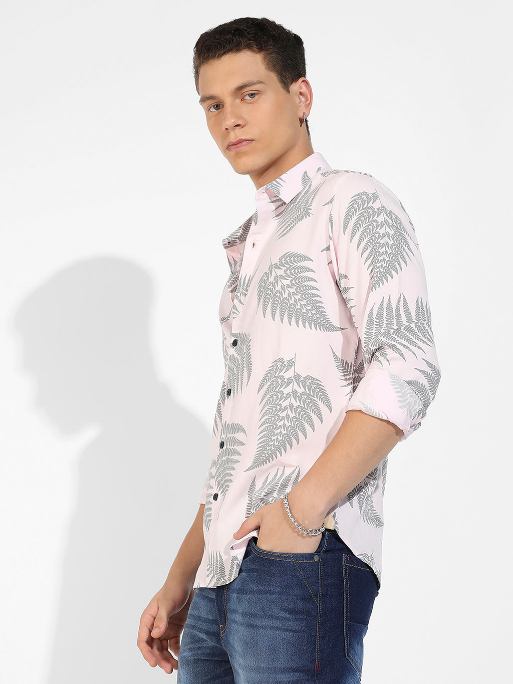 Contrast Fern Shirt