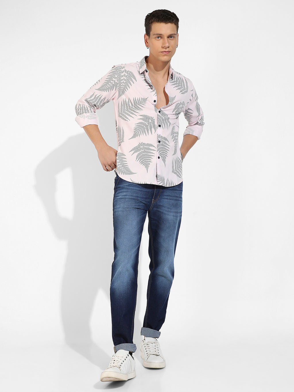 Contrast Fern Shirt