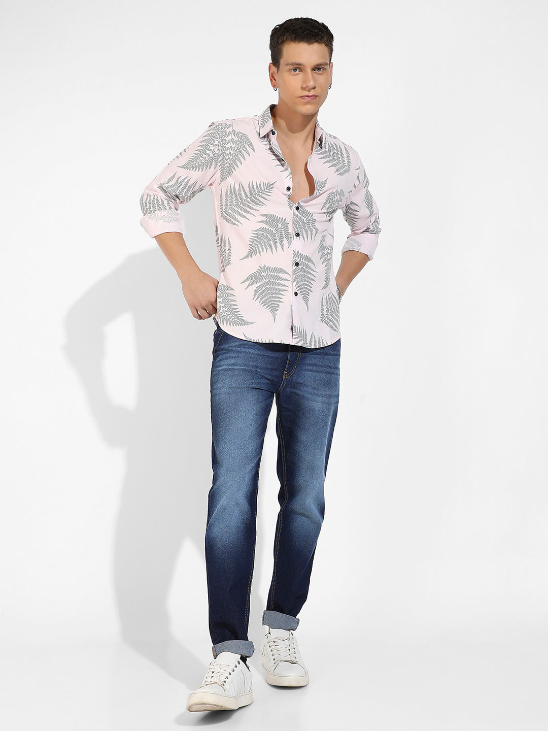 Contrast Fern Shirt