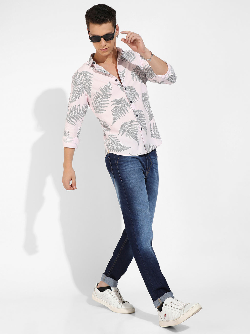 Contrast Fern Shirt