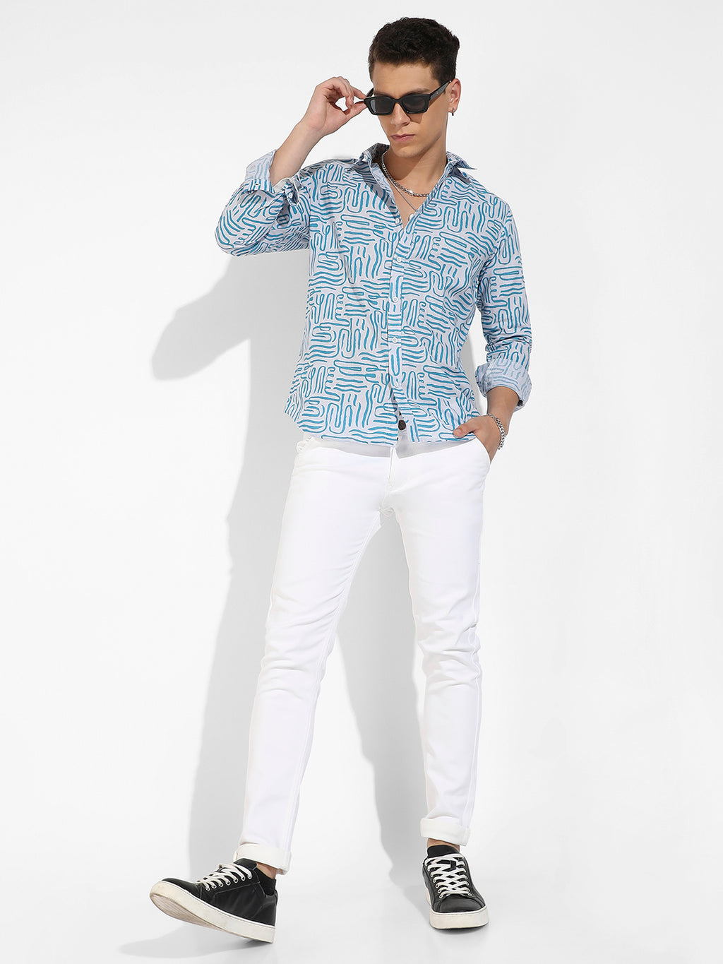 Abstract Print Shirt