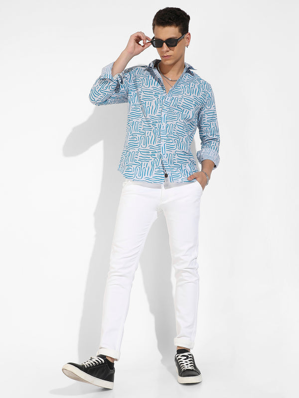 Abstract Print Shirt