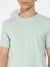 Sage Green Basic Regular Fit T-Shirt