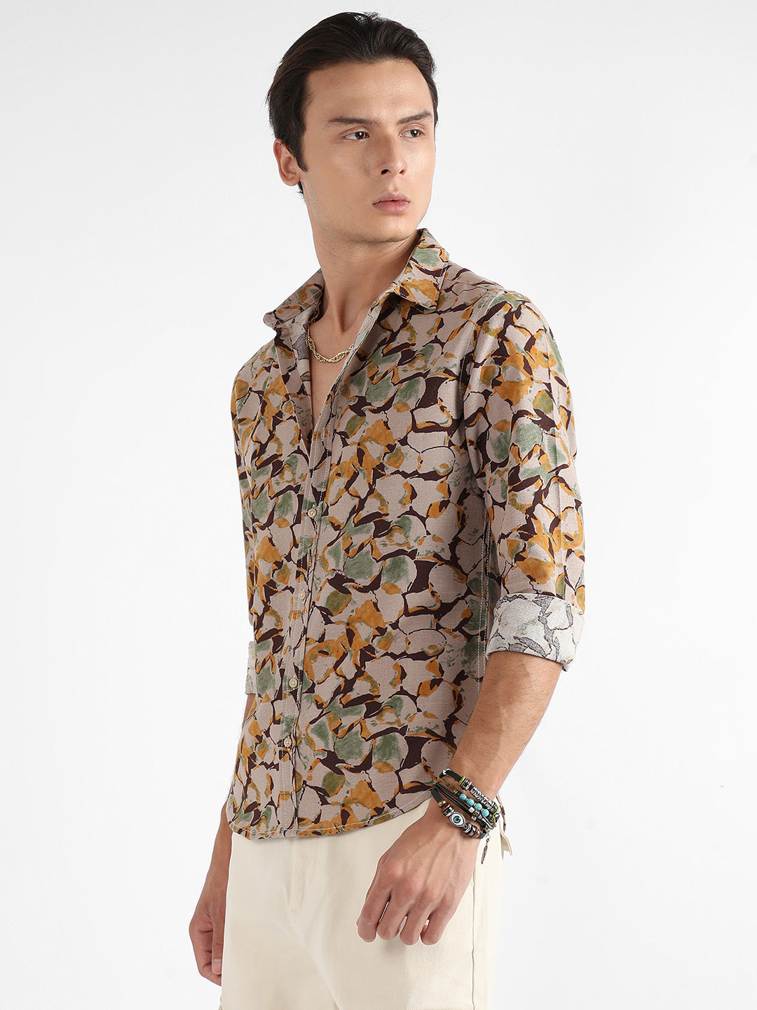 Artistic Floral Cluster Shirt