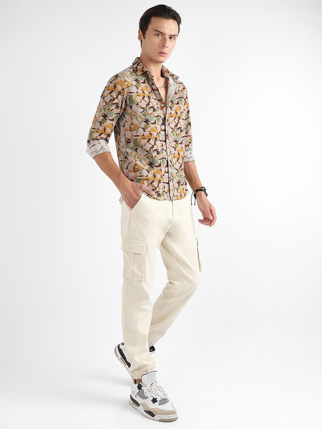 Artistic Floral Cluster Shirt