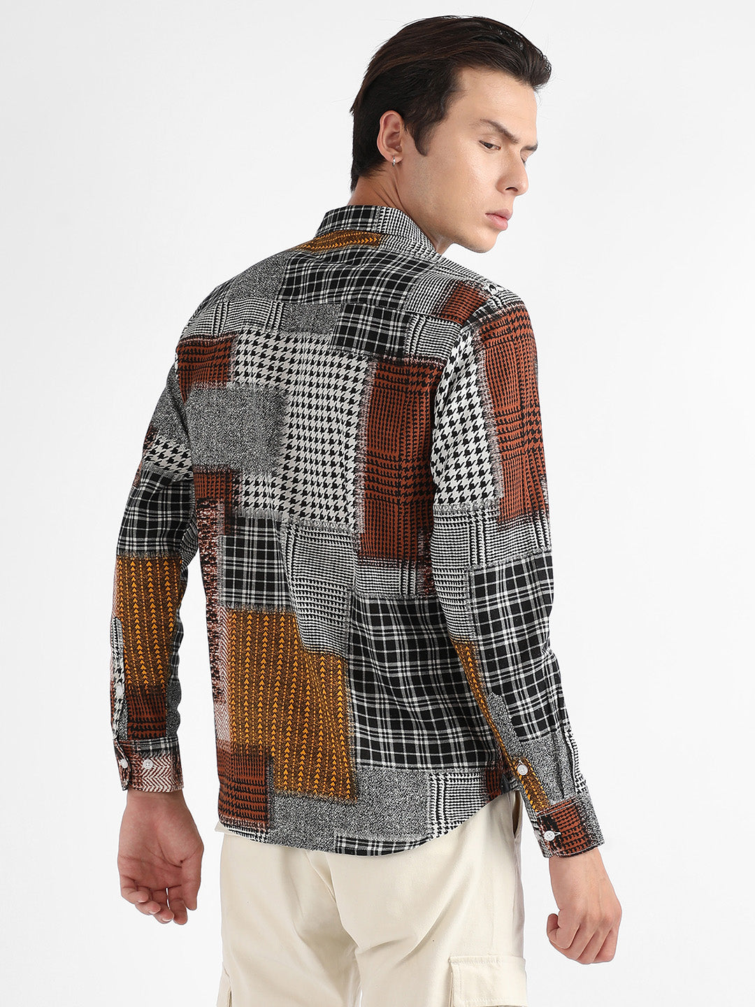 Herringbone Block Shirt