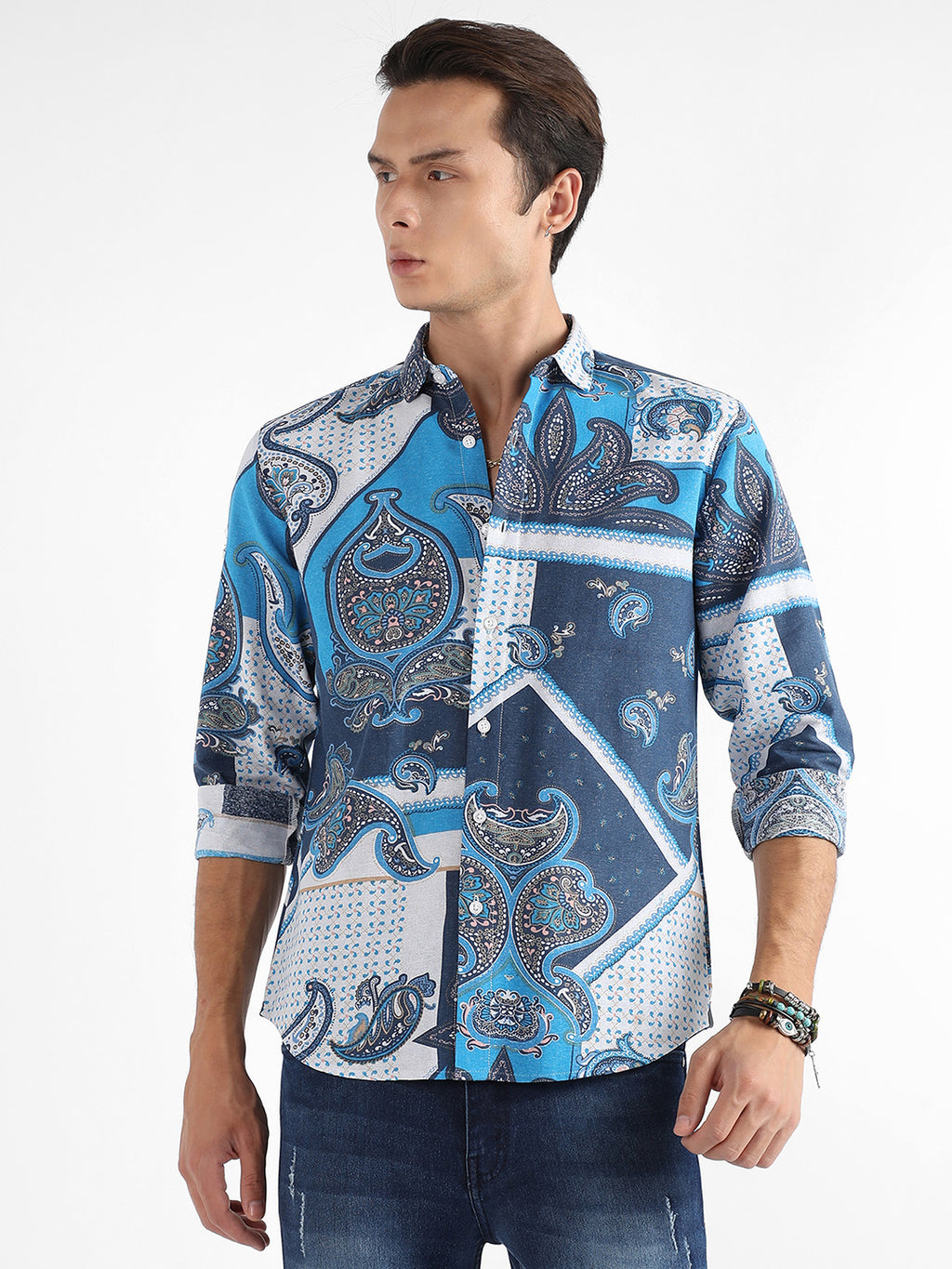 Paisley Block Shirt