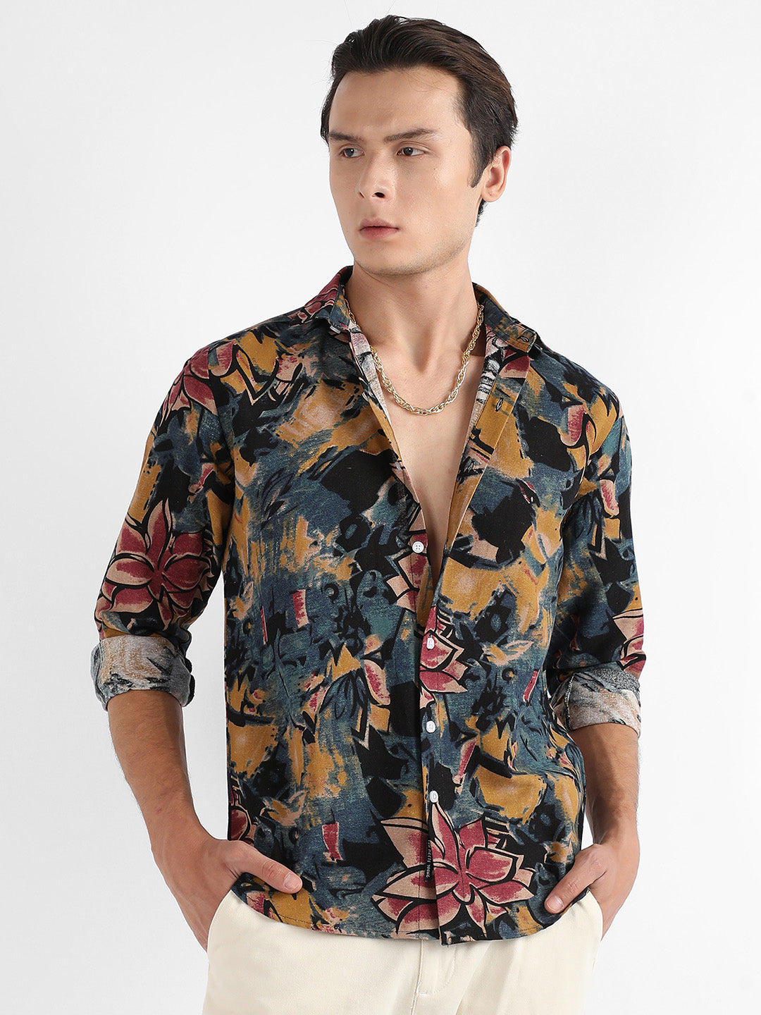 Artistic Flowers Shirt