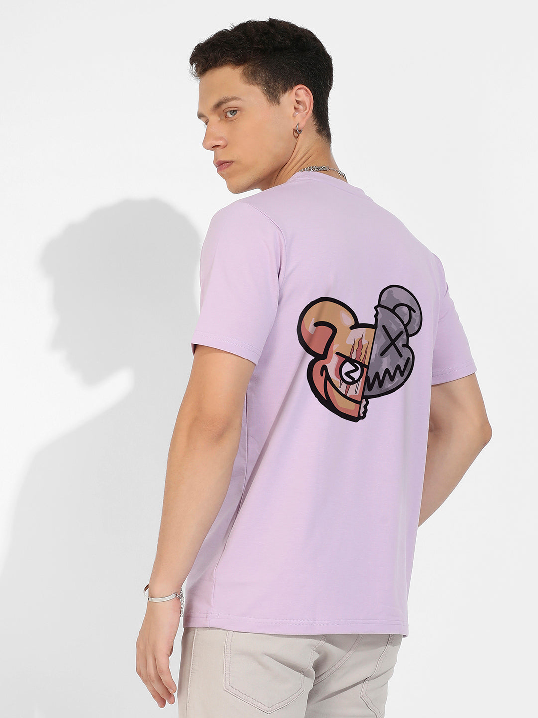 Lilac Basic Regular Fit T-Shirt