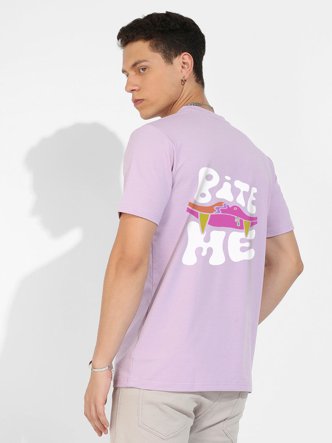 Lilac Basic Regular Fit T-Shirt