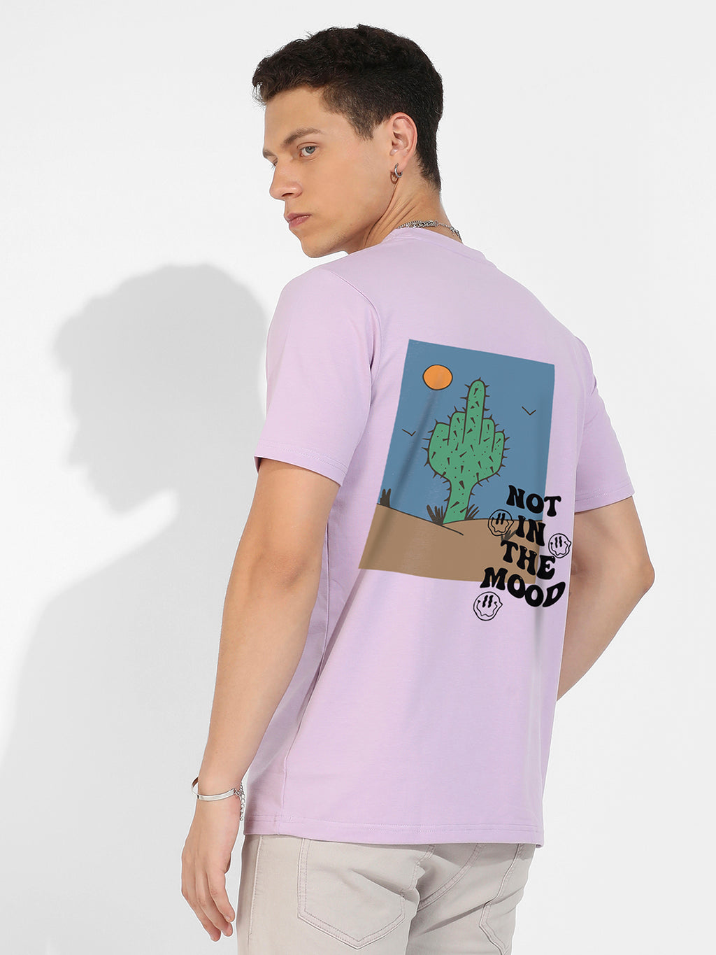 Lilac Basic Regular Fit T-Shirt