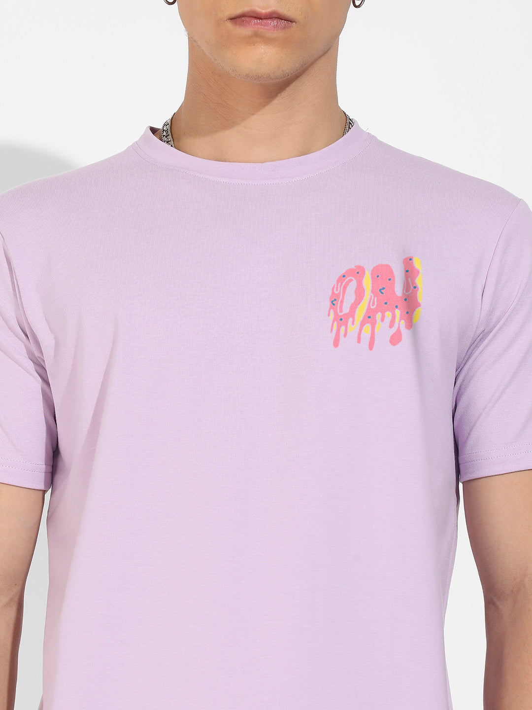 Lilac Basic Regular Fit T-Shirt