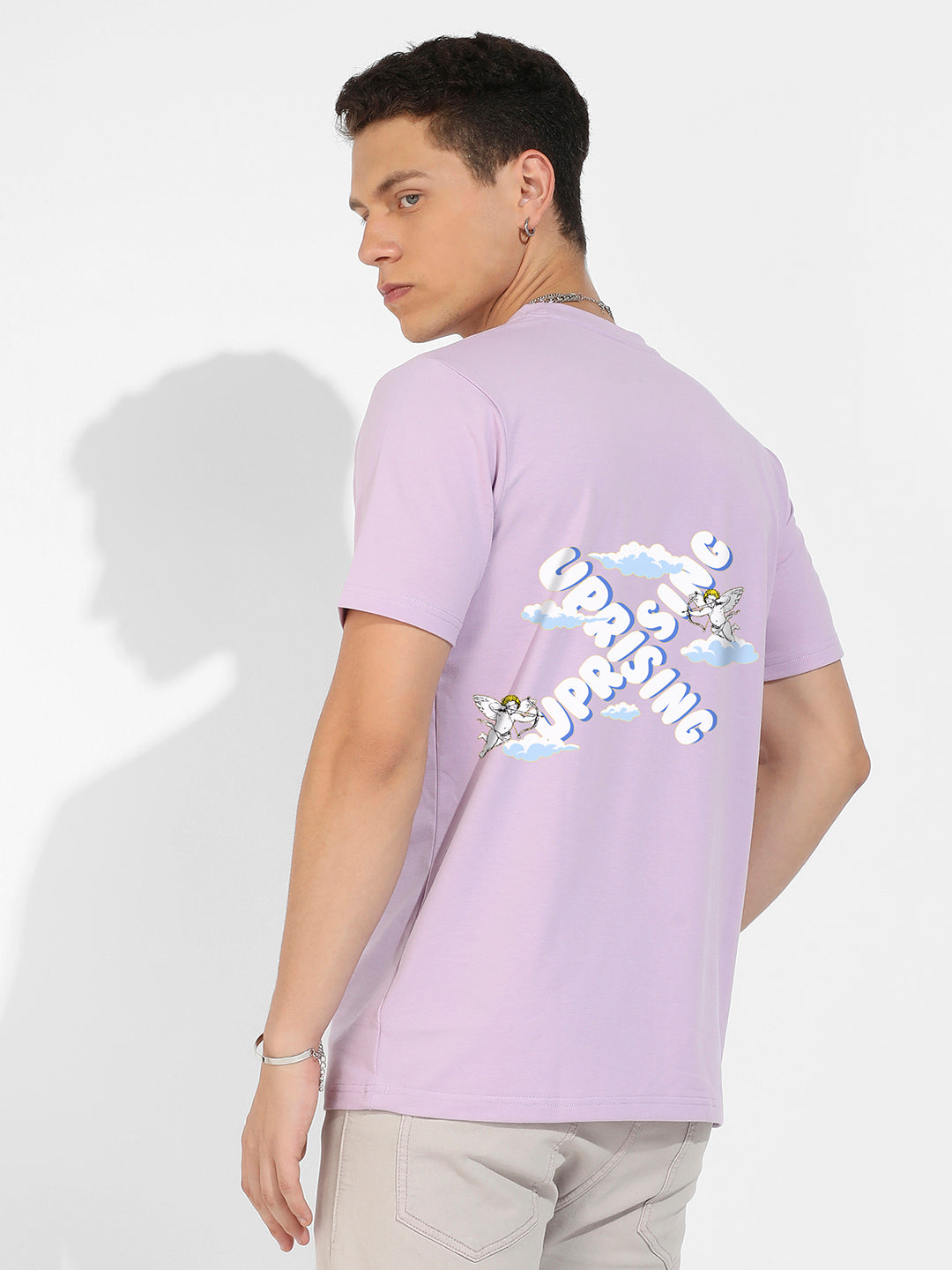 Lilac Basic Regular Fit T-Shirt