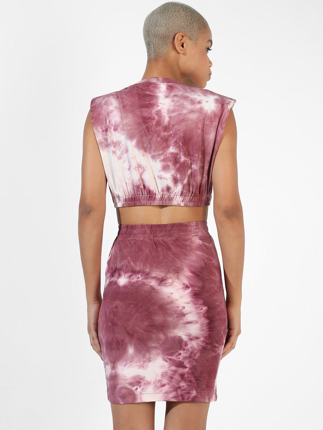 Wine Tie-Dye Co-Ords Set