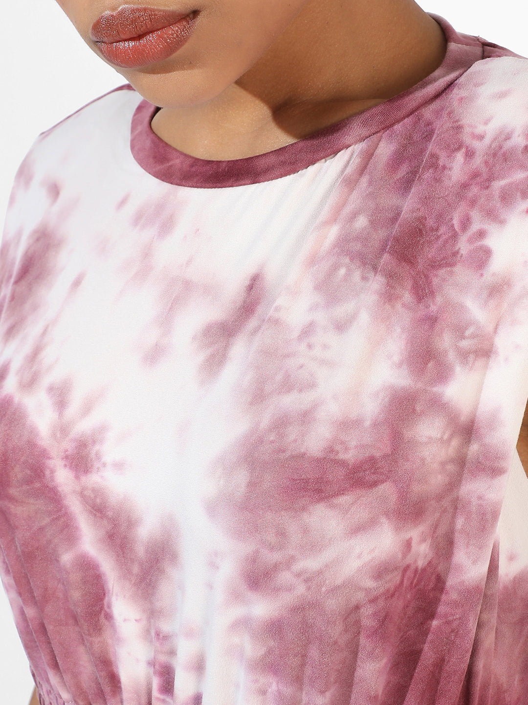 Wine Tie-Dye Co-Ords Set