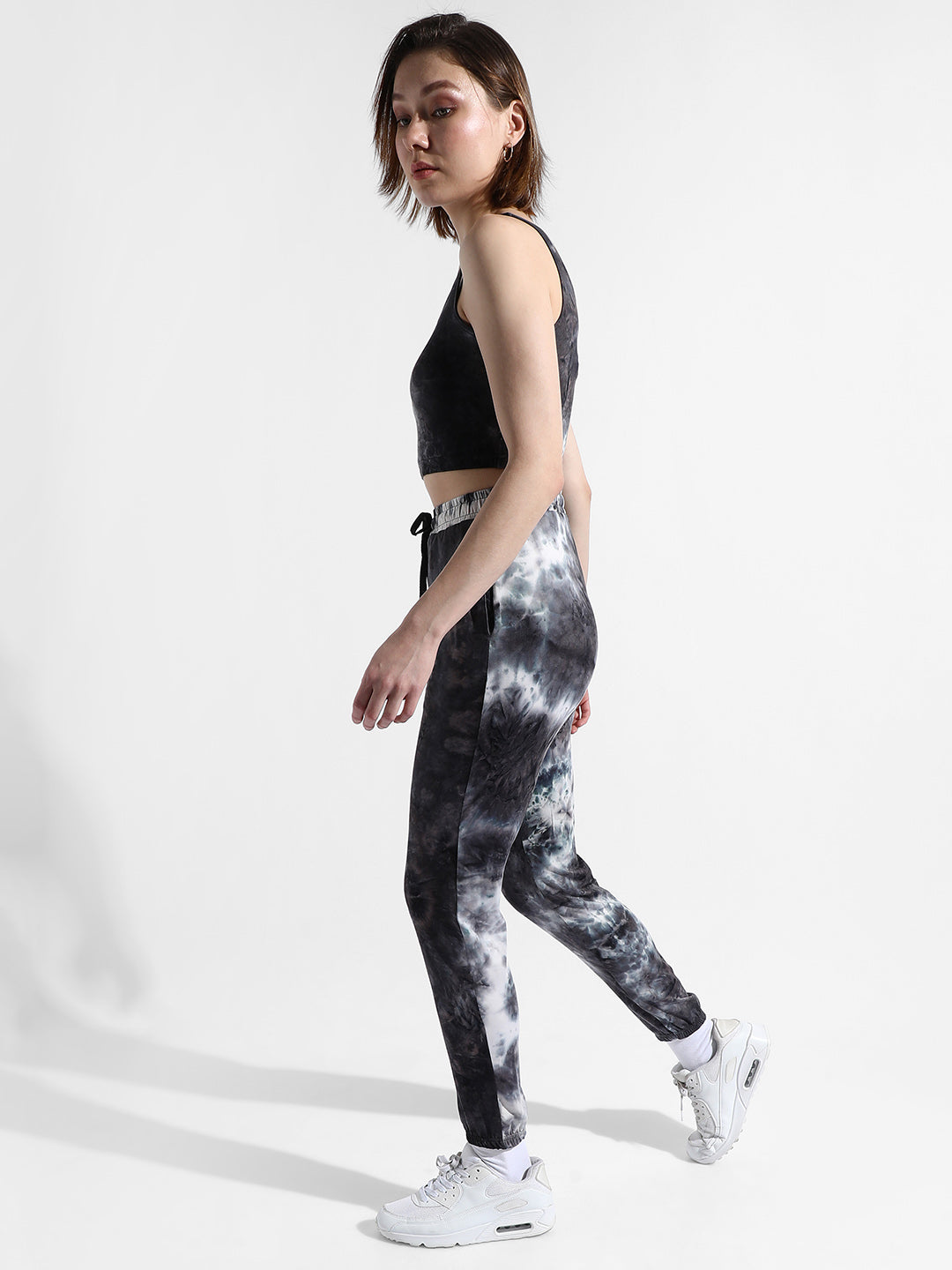 Charcoal Grey Tie-Dye Co-Ords Set