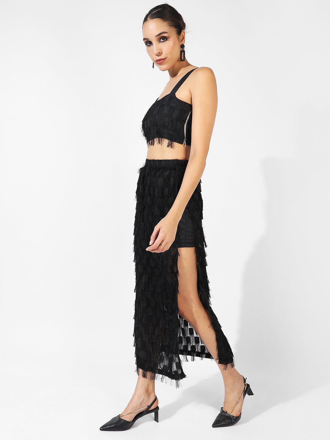 Co-Ord Set With Fringing