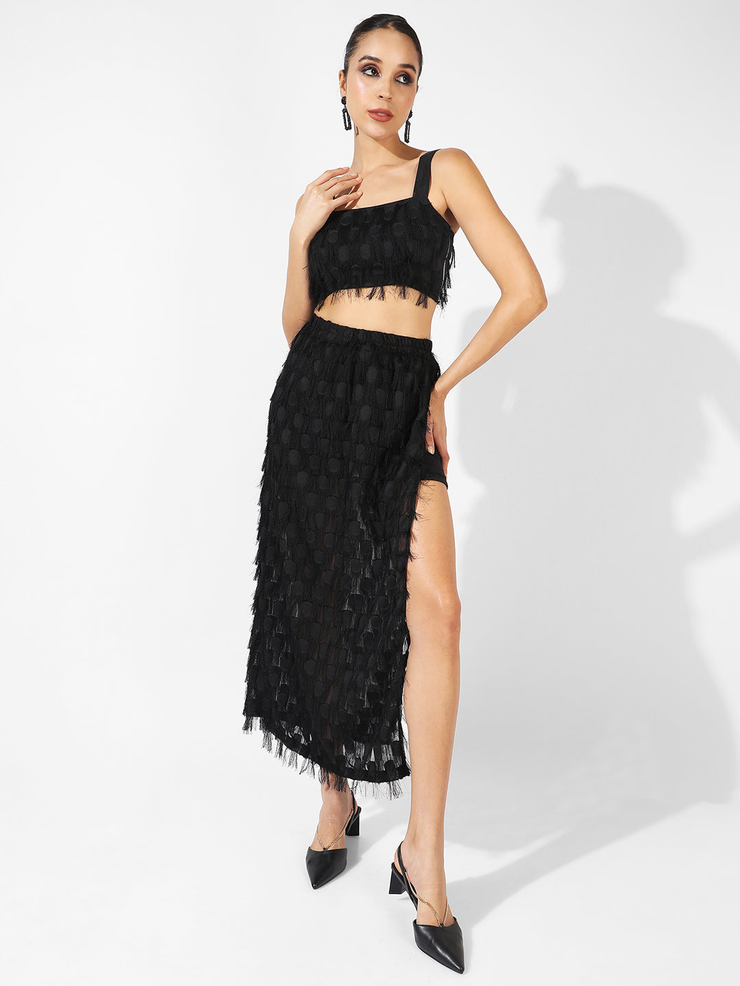 Co-Ord Set With Fringing