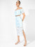 Light Blue Embroidered Co-Ord Set