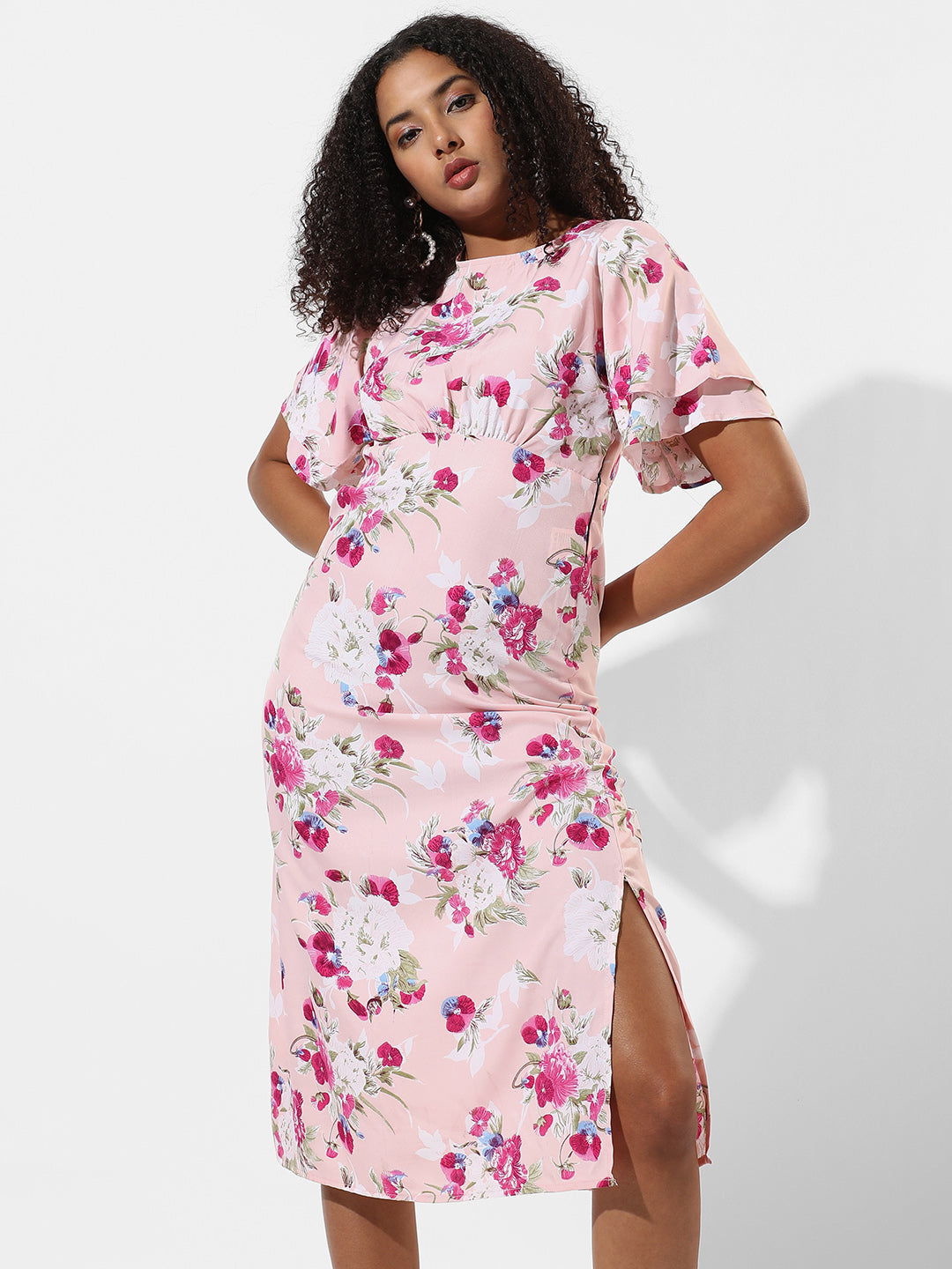 Flora Dress With Slit