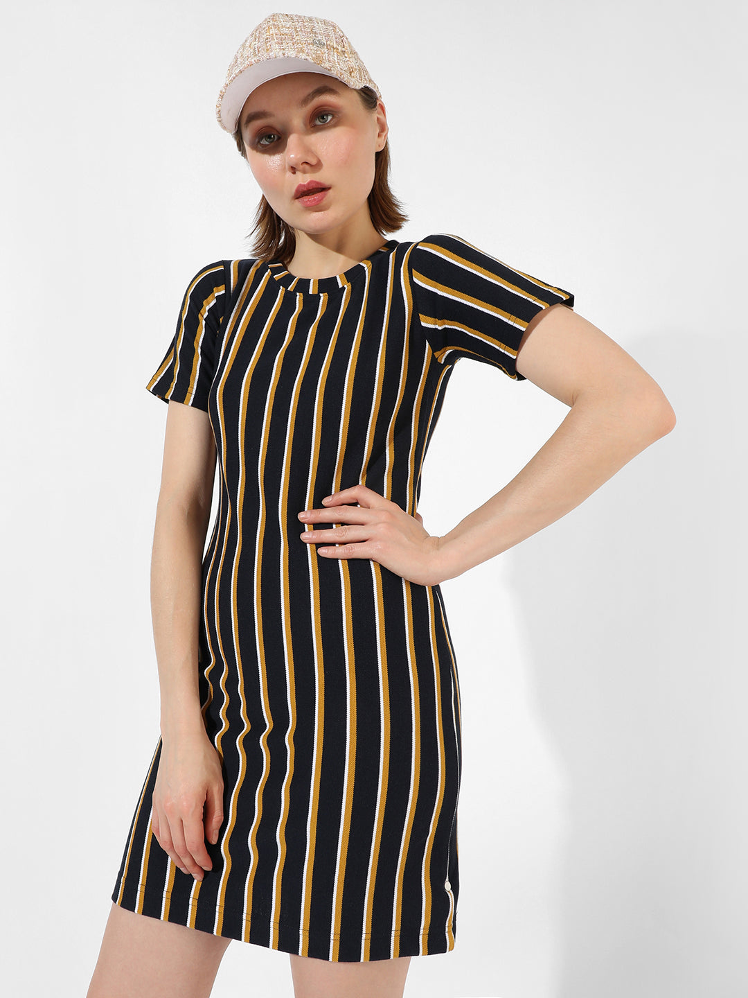 Multicolor Striped Dress