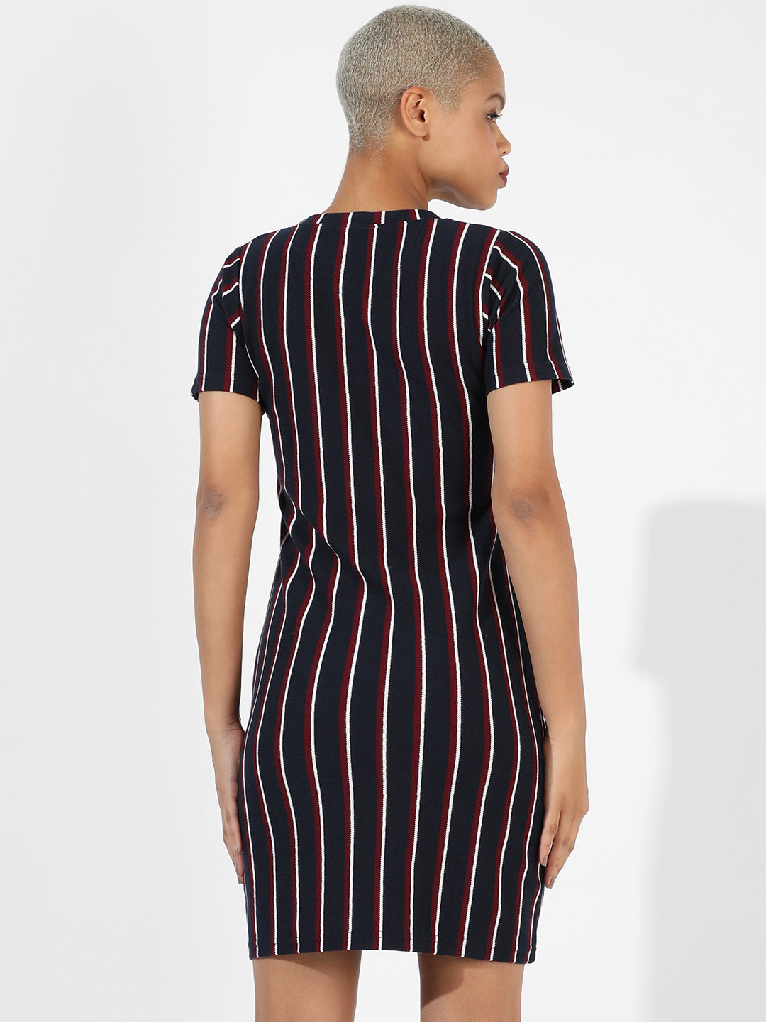 Halo Striped Mini Dress