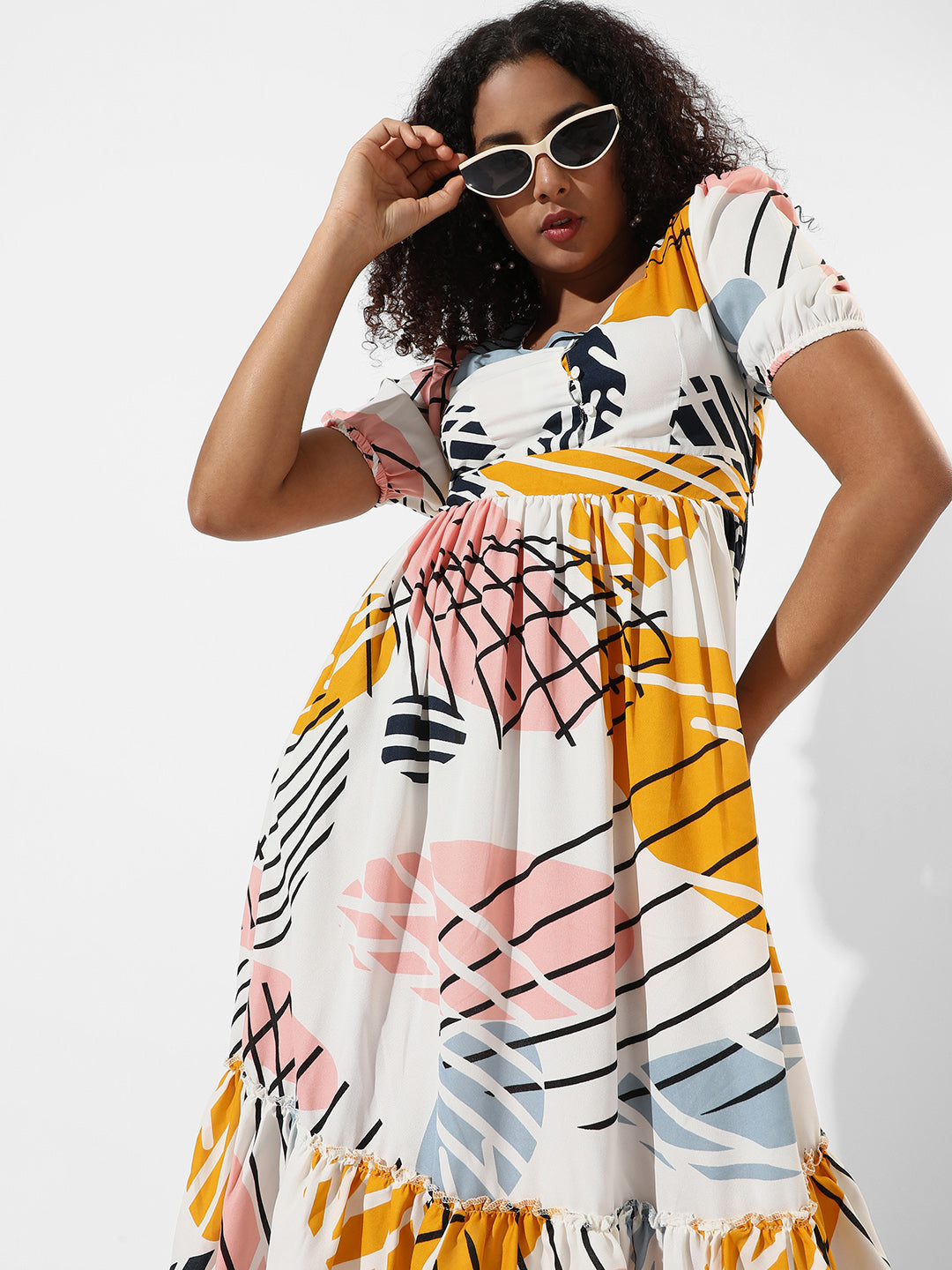 Printed Multicolour Dress