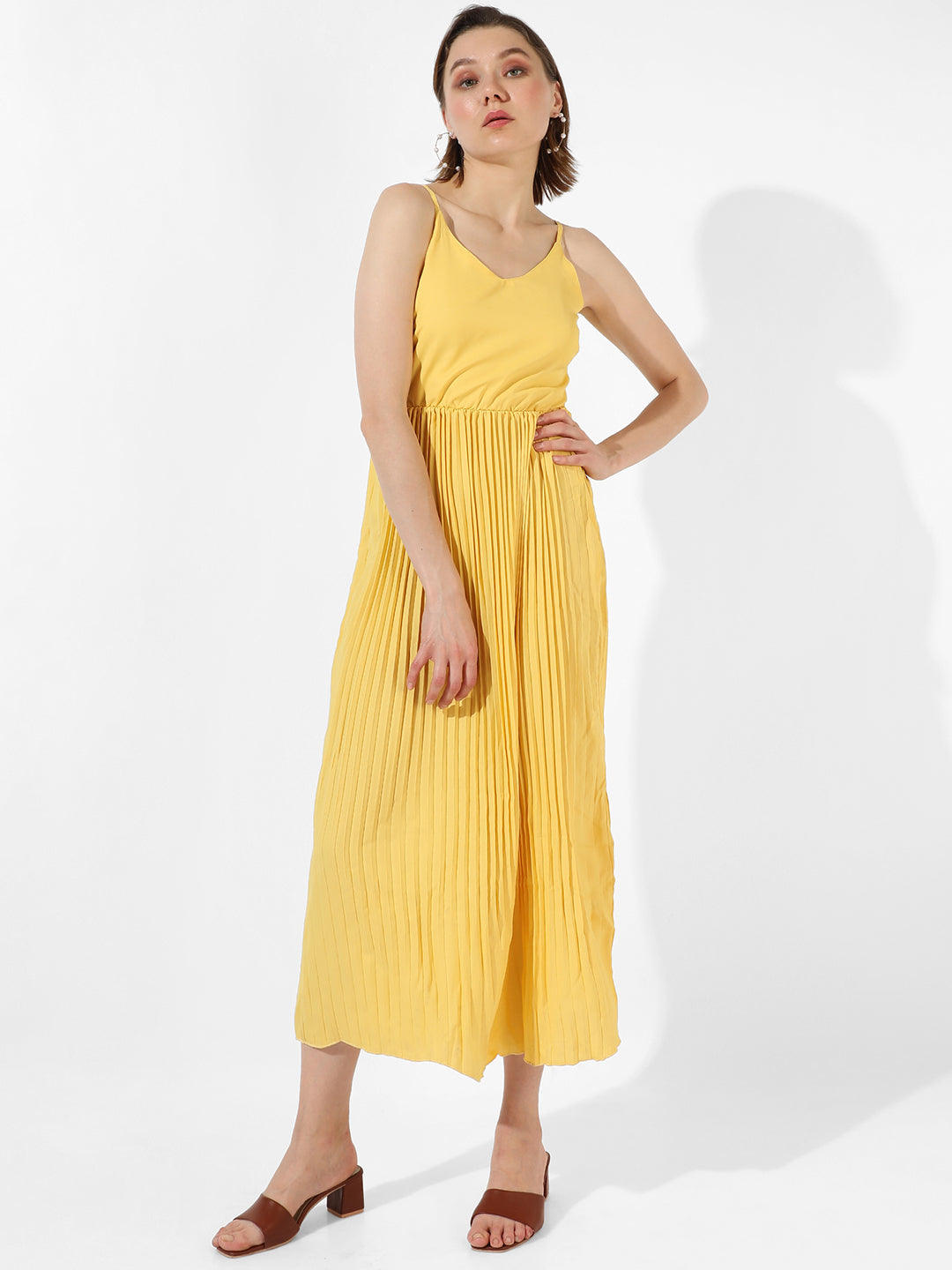 Pleated Maxi Dress