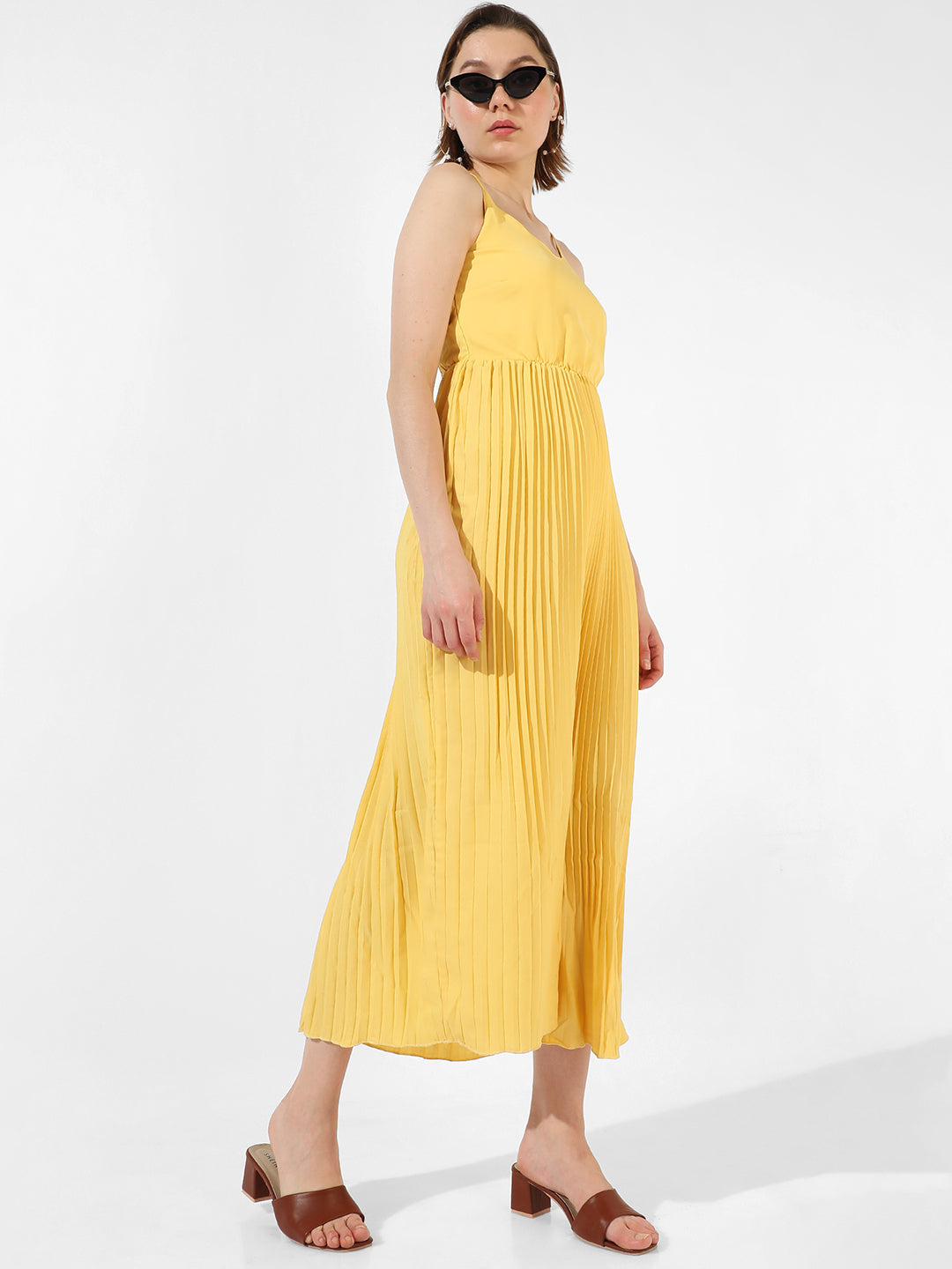 Pleated Maxi Dress