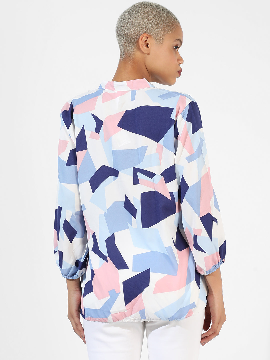 Geometric Block Shirt