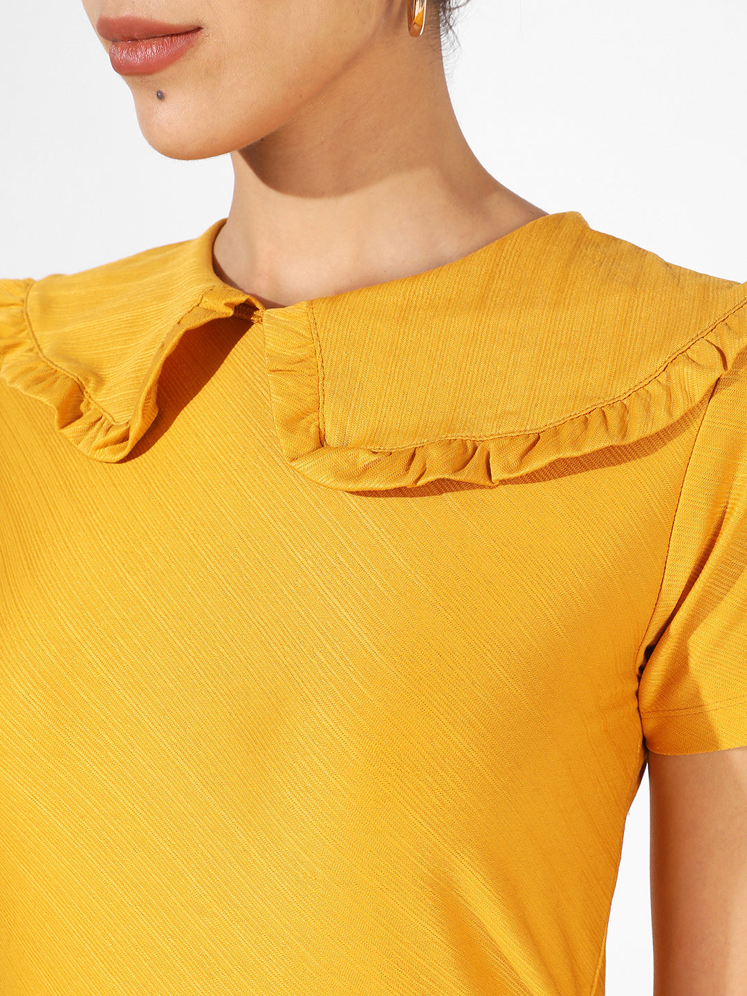 Solid Mustard Yellow Top