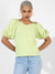 SOLID LIME GREEN TOP