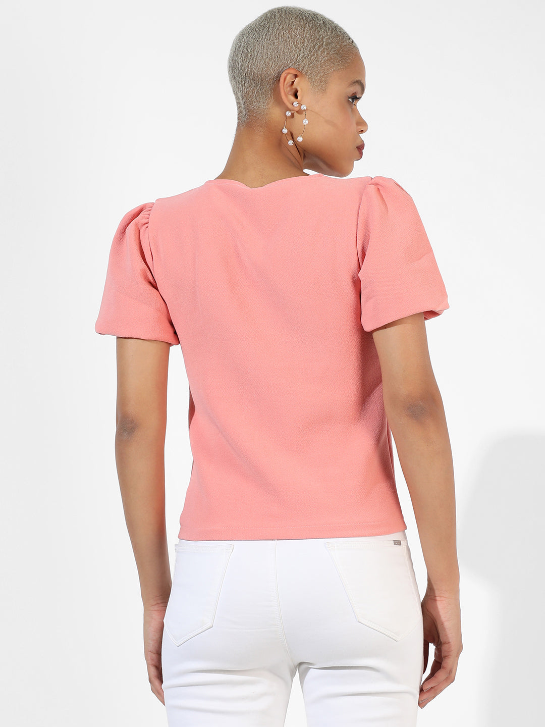 Pink Solid Top