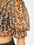 Brown Leopard Top