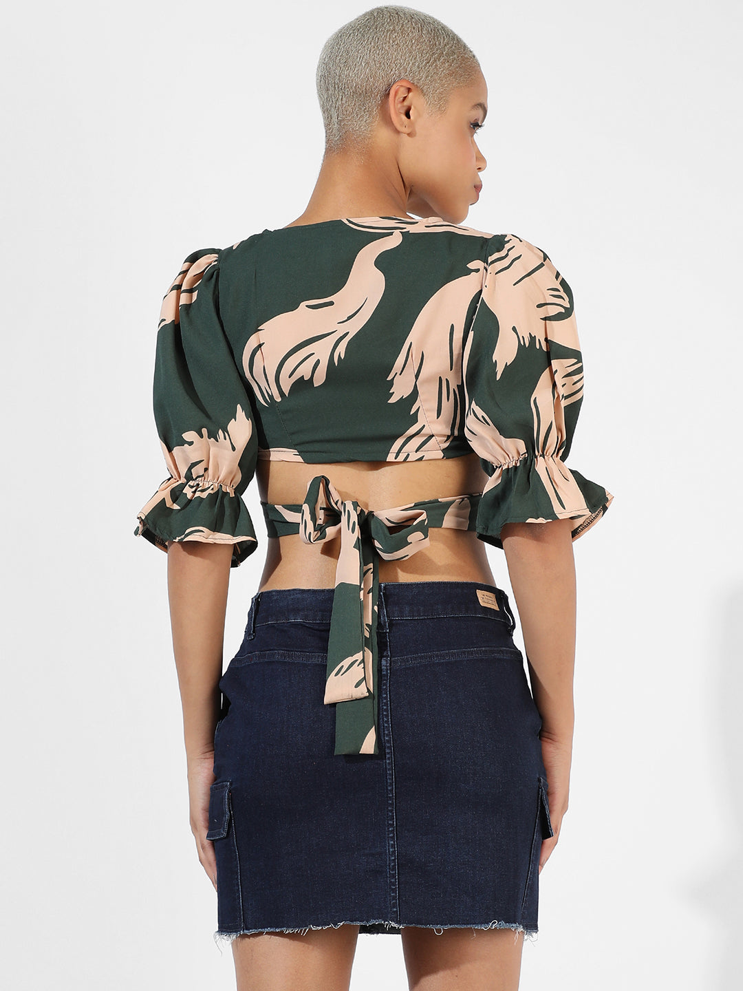 Tie-Back Cropped Top