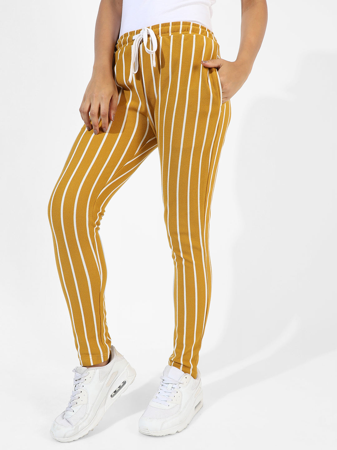 Yellow Striped Trackpants