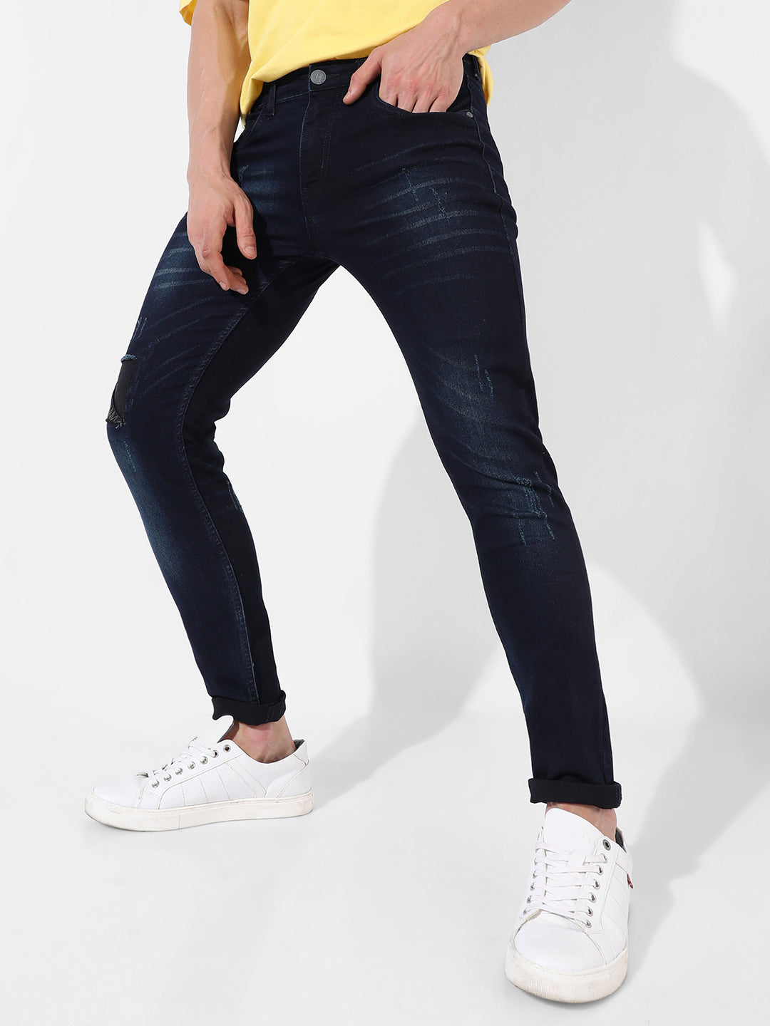 Medium-Washed Denim Jeans
