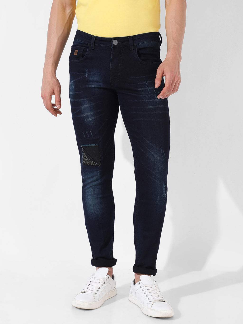 Medium-Washed Denim Jeans